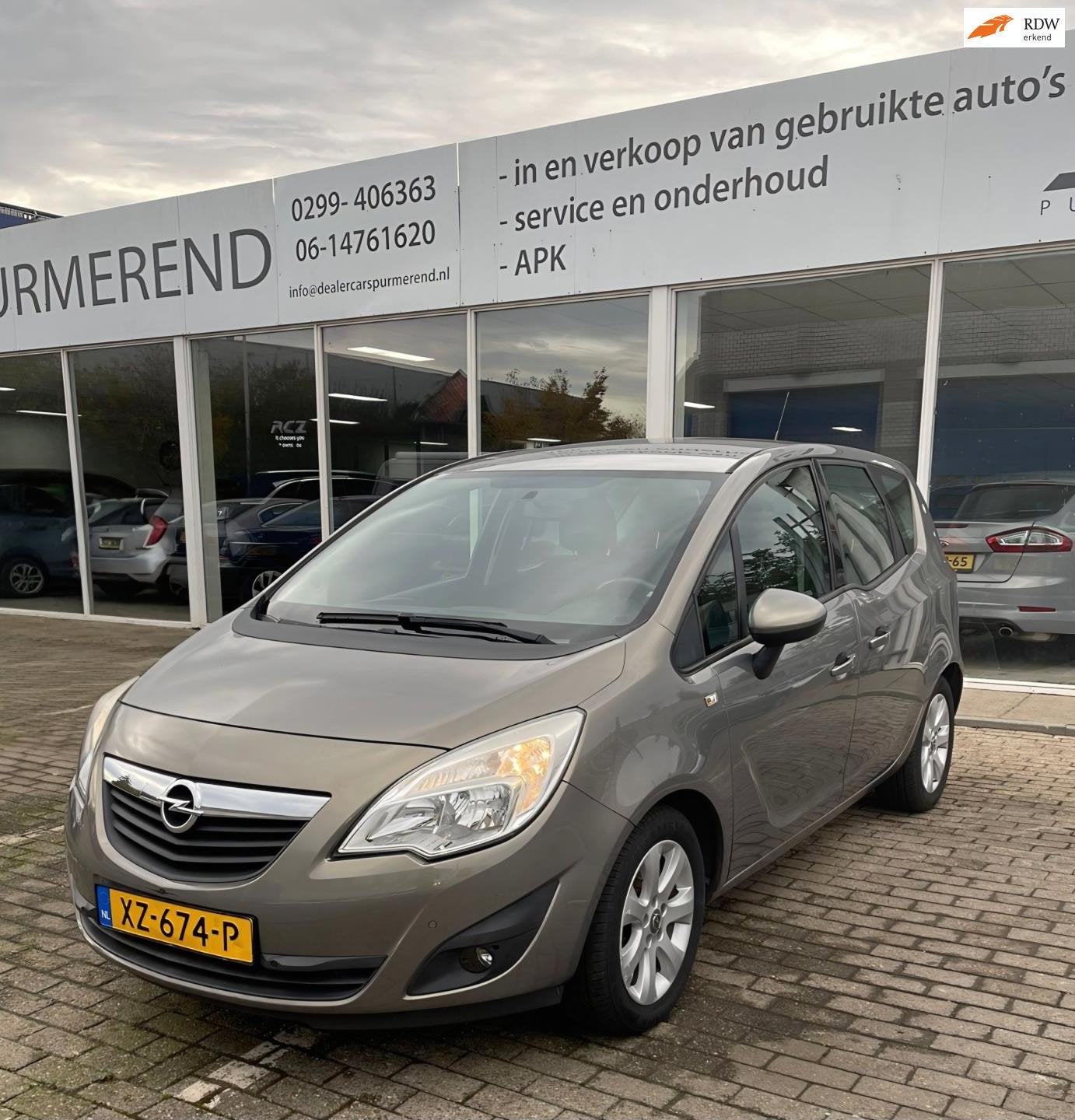 Opel Meriva 1.4 Turbo Cosmo, Auto's, Voorwielaandrijving, Euro 5, Gebruikt, 680 kg