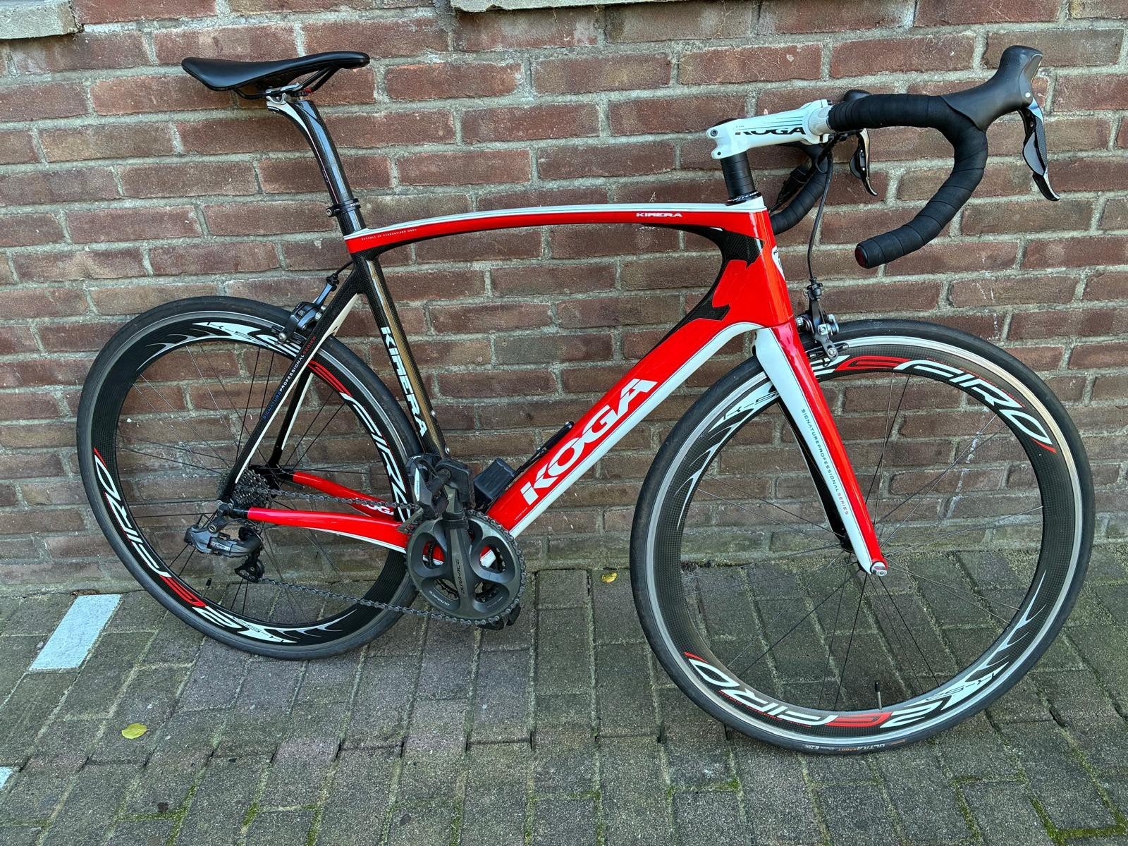 Koga Kimera racefiets met Shimano Ultegra Di2 framemaat 58, Ophalen, 28 inch, Carbon, Velgrem