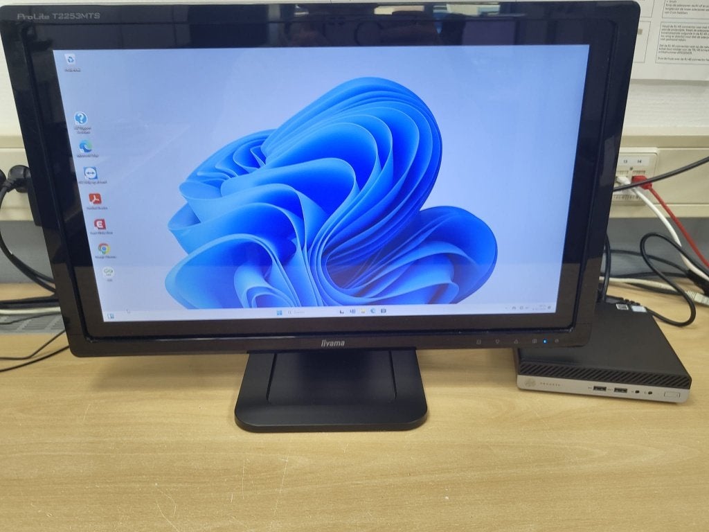 iiyama ProLite T2253MTS 21,5" Full HD Monitor (touch defect), Ophalen, DVI, Full HD, 1 tot 2 ms