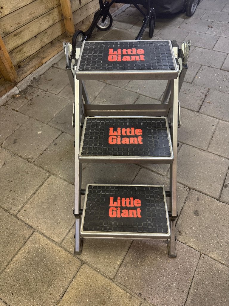 little giant trap 3 tredes, Ophalen, Trap, Zo goed als nieuw, Opvouwbaar of Inschuifbaar
