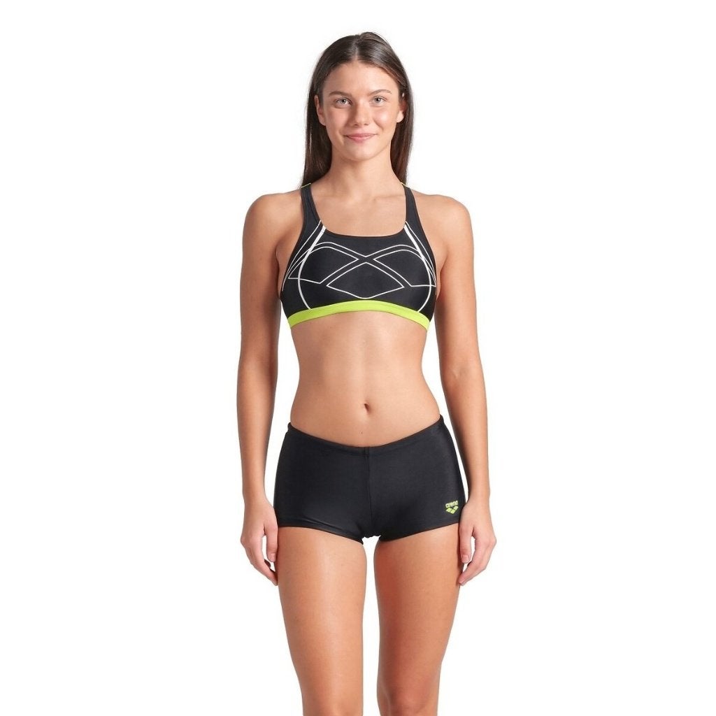 Nieuwe Arena W Graphic Swimsuit Swim Pro Bikini Black Lime, Kleding | Dames, Badmode en Zwemkleding, C.da Cisterna, 84/85 62029 Tolentino (MC) Italië