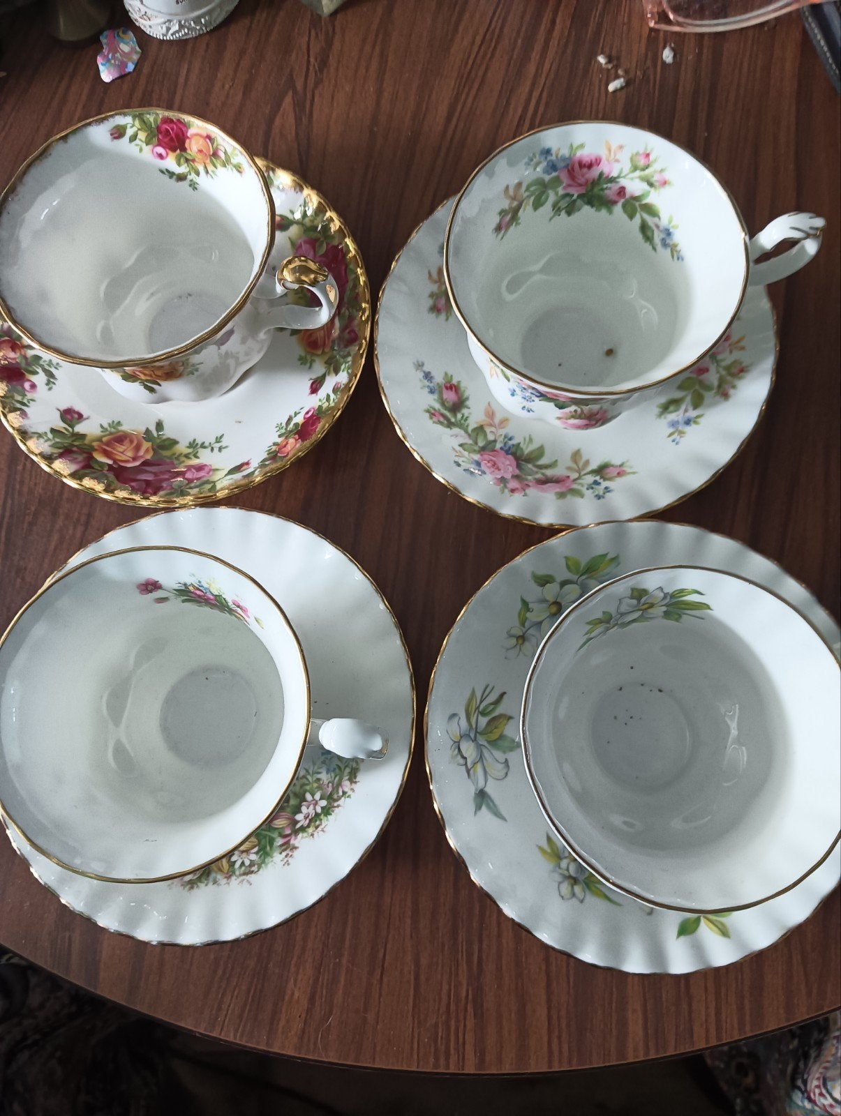Royal Albert Bone China Kop en Schotel Set Diverse Patronen, Ophalen