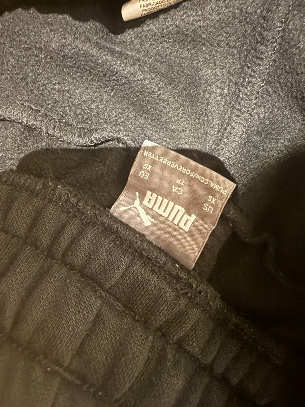 Puma joggingbroek zwart/grijs/wit - Maat XS, Zwart, Ophalen of Verzenden, Maat 34 (XS) of kleiner, Lang