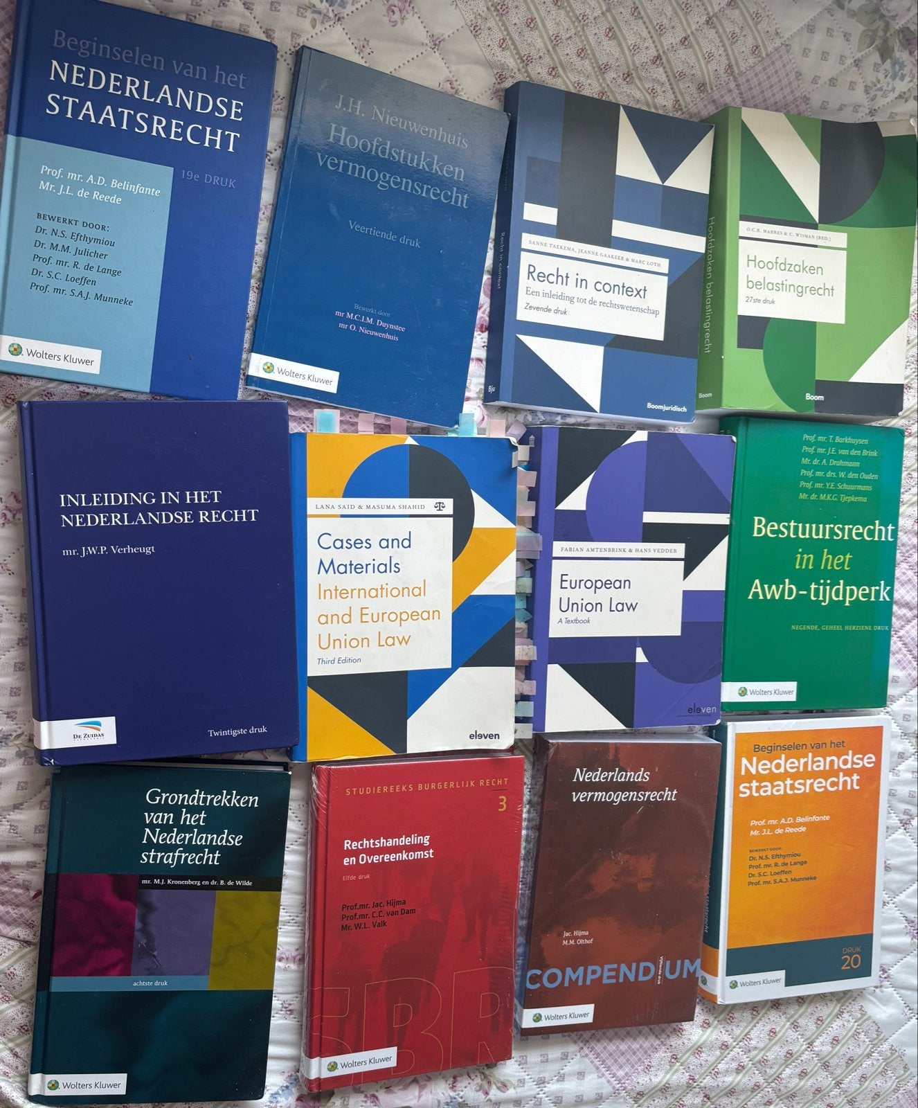 Diverse studieboeken rechtsgeleerdheid, Boeken, Studieboeken en Cursussen, Ophalen of Verzenden, Gamma, Zo goed als nieuw, LBO