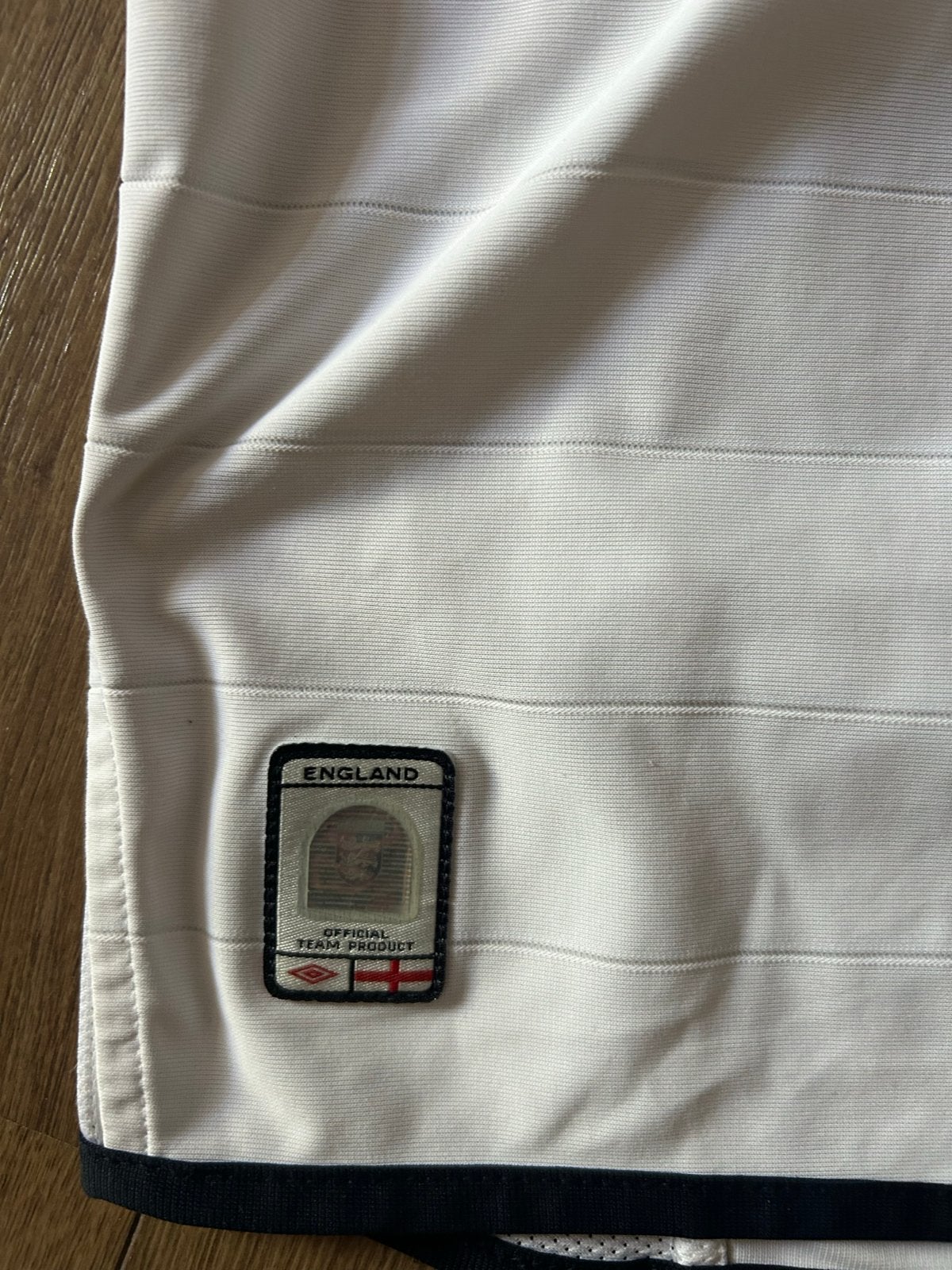 Vintage Umbro Engeland Voetbalshirt 2003/2005, Kleding | Heren, Sportkleding, Gedragen, Voetbal, Overige maten, Wit, Ophalen of Verzenden