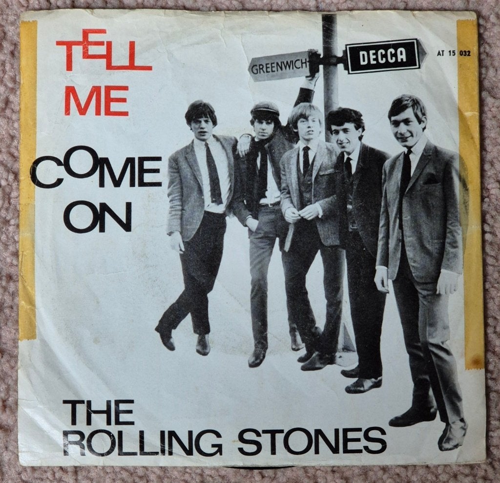 The Rolling Stones – Tell Me / Come On, Gebruikt, 7 inch, Single, Ophalen of Verzenden