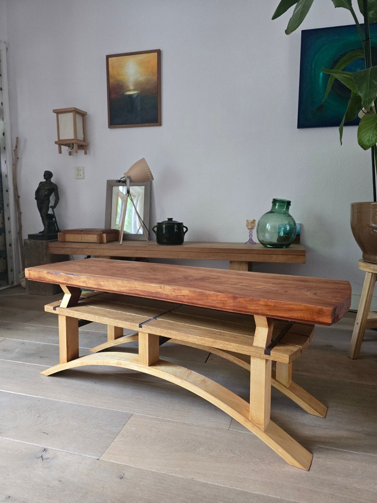 Sidetable/coffeetable TAGwoodworking, Huis en Inrichting, Tafels | Eettafels, Ophalen, Kersenhout, Minder dan 50 cm, 100 tot 150 cm