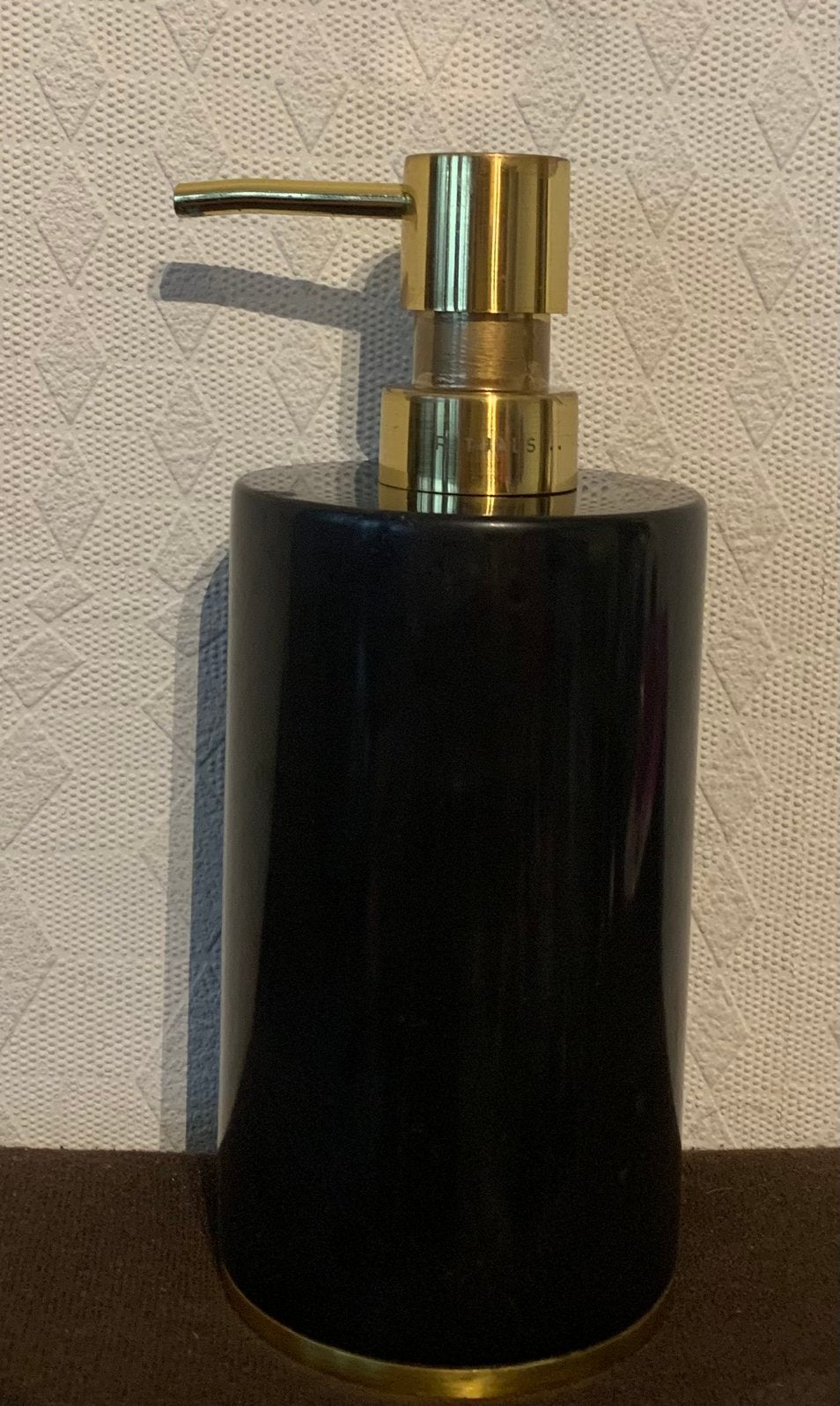 Rituals Dedaine soap dispenser black, Ophalen of Verzenden, Gebruikt, Zwart, Zeepdispenser/zeepbakje