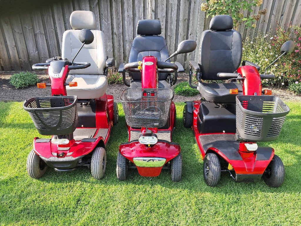 Vierwieler Scootmobiel, Scootmobielen. € 425,- per stuk., Ophalen, Gebruikt, 26 t/m 35 km, 11 t/m 15 km/u