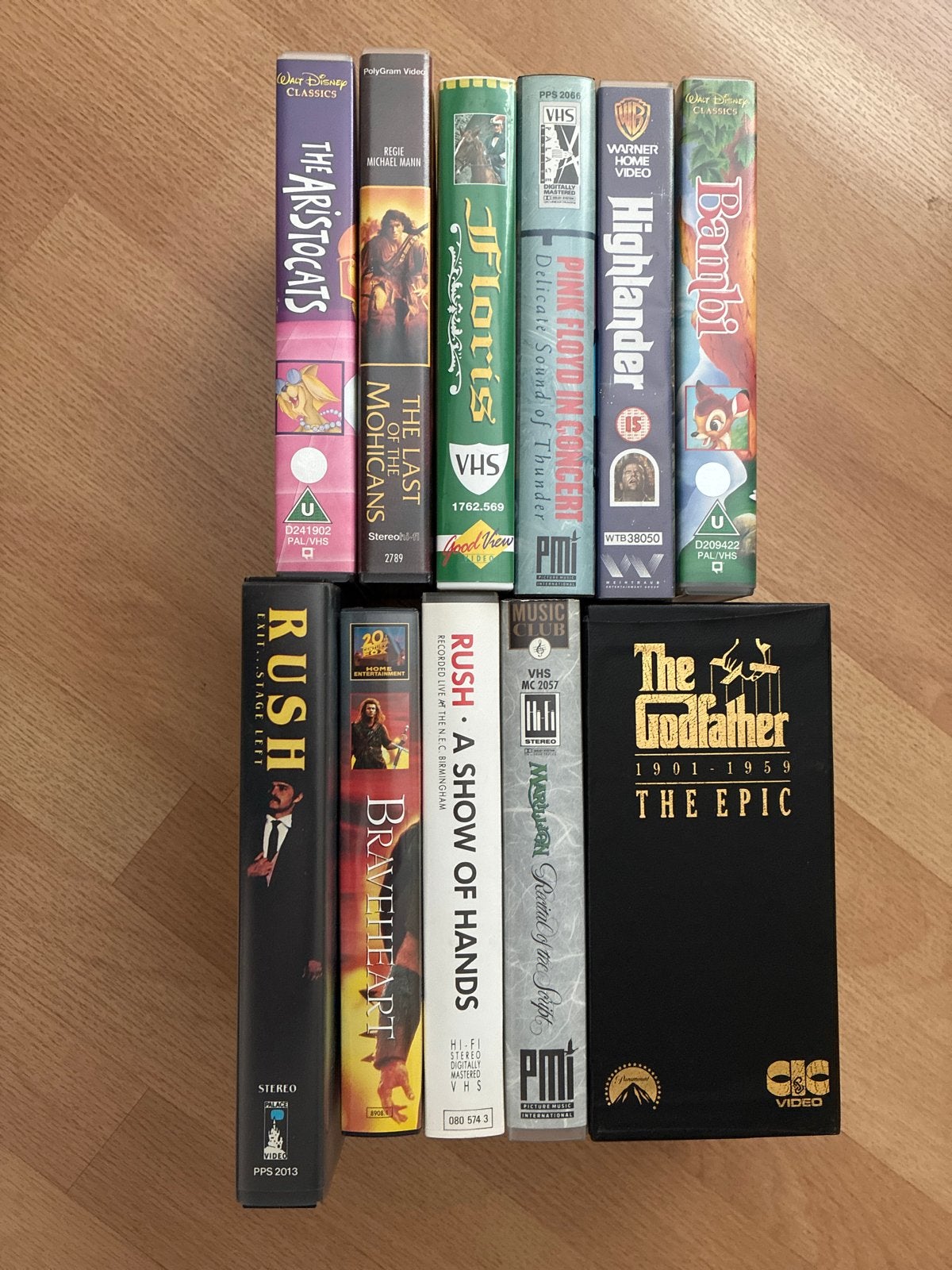 Diverse VHS-collectie:  (11 stuks), Vanaf 16 jaar, Overige genres, VHS, Ophalen