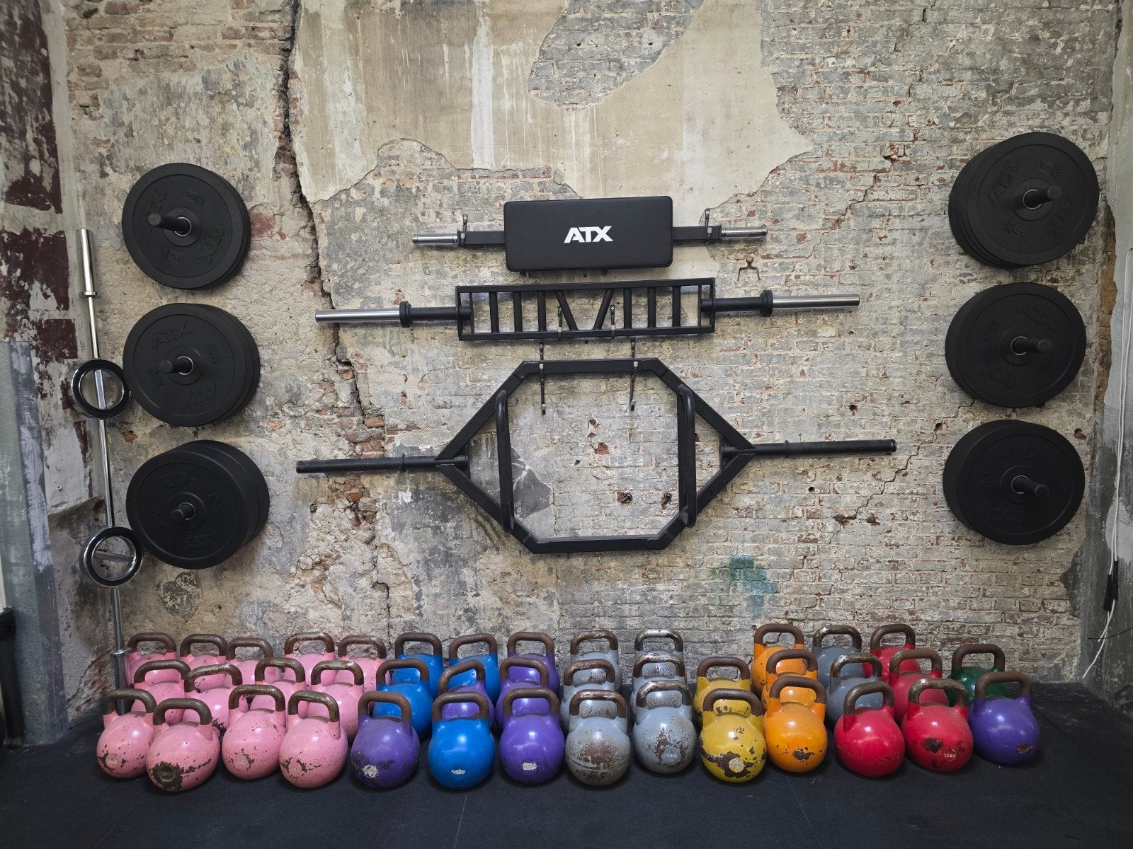 Diverse collectie kettlebells - Verschillende gewichten, Ophalen of Verzenden, Gebruikt, Kettlebell