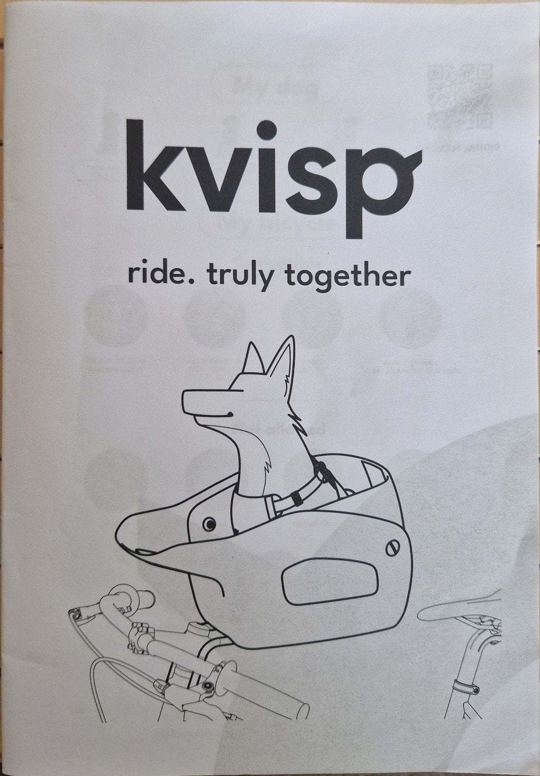 Nieuw Kvisp hondenfietszitje - Veilig en comfortabel, Voorzitje, Nieuw, Kvisp, Ophalen
