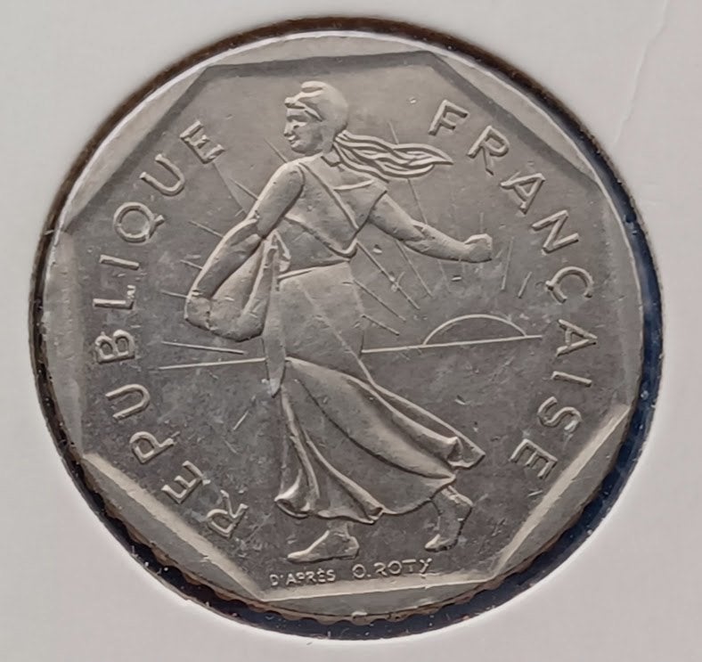 Frankrijk 2 francs - 1982 UNC, Ophalen of Verzenden, Frankrijk, Losse munt
