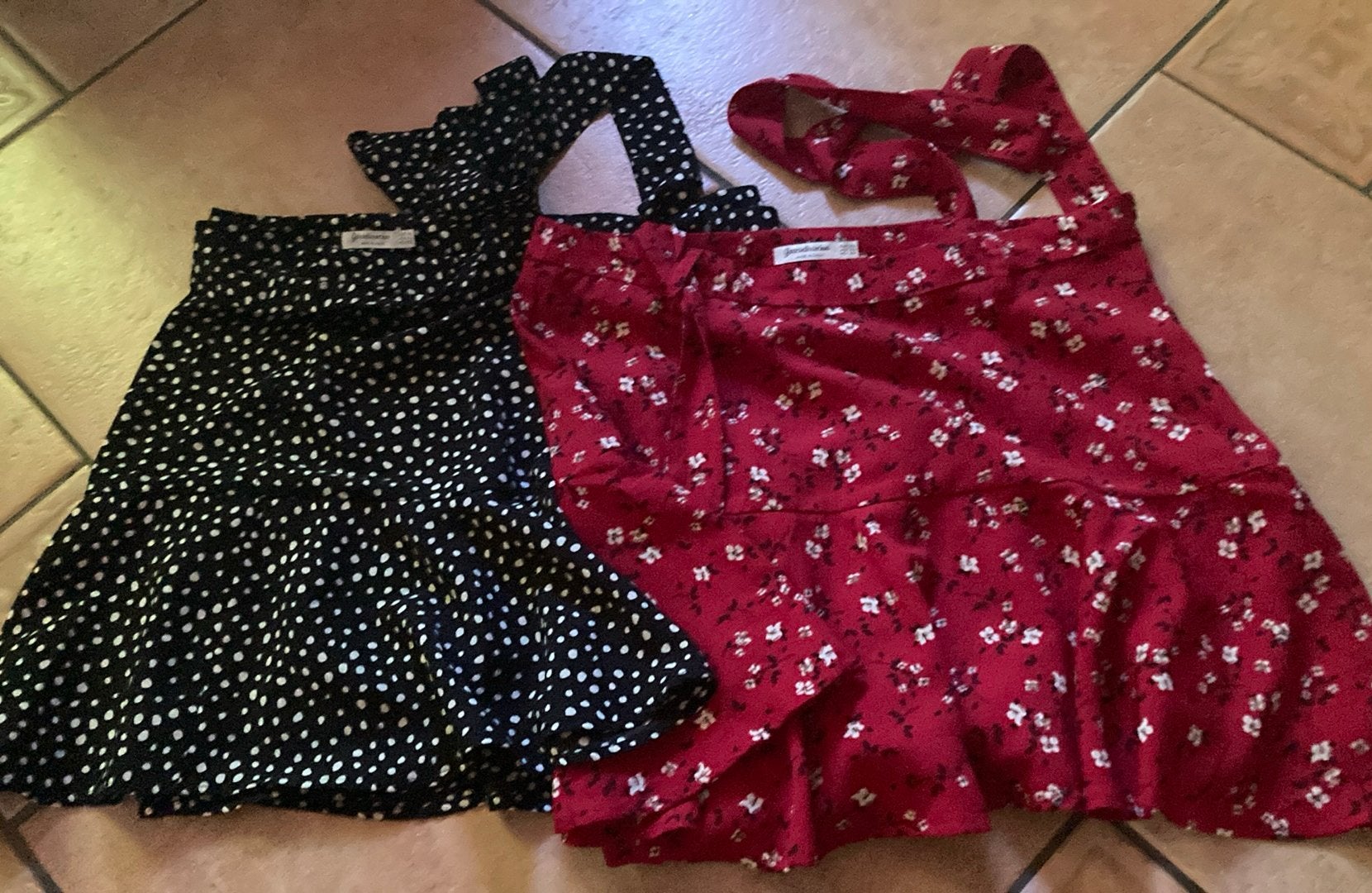 2 Rokjes met kort broekje erin, Maat 38/40 (M), Zwart, Ophalen of Verzenden, Zo goed als nieuw