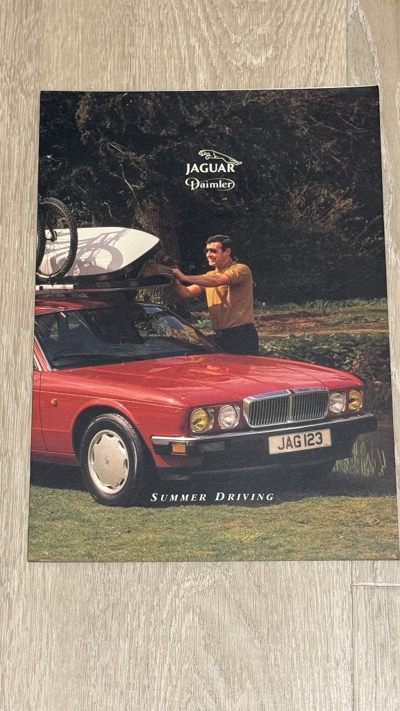 Jaguar/Daimler Summer Driving brochure – 1993 – accessoires, Ophalen of Verzenden, Zo goed als nieuw, Overige merken