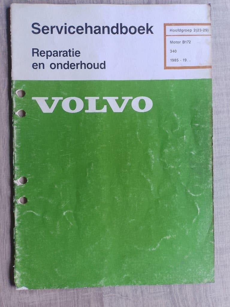Volvo 340 dealer werkplaatsboek B172 benzinemotor, Ophalen of Verzenden, Gelezen, Volvo