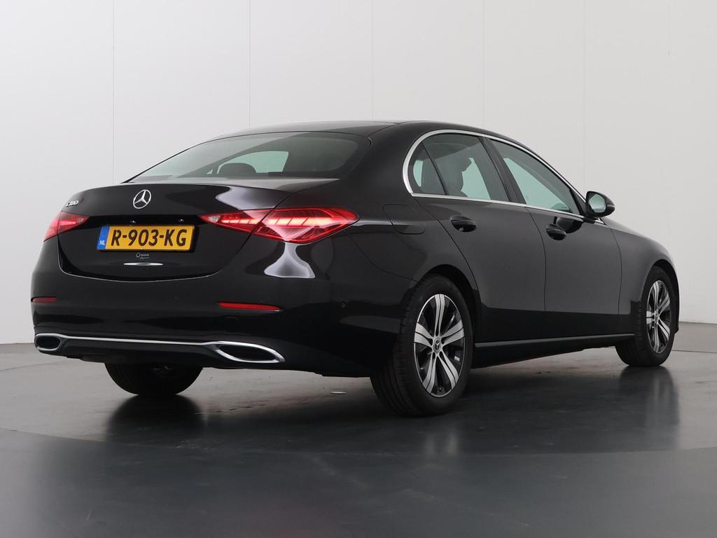 Mercedes-Benz C-klasse 180 Luxury Line | Keyless Go | Stoelv, Auto's, Mercedes-Benz, 4 cilinders, Zwart, 170 pk, Sedan
