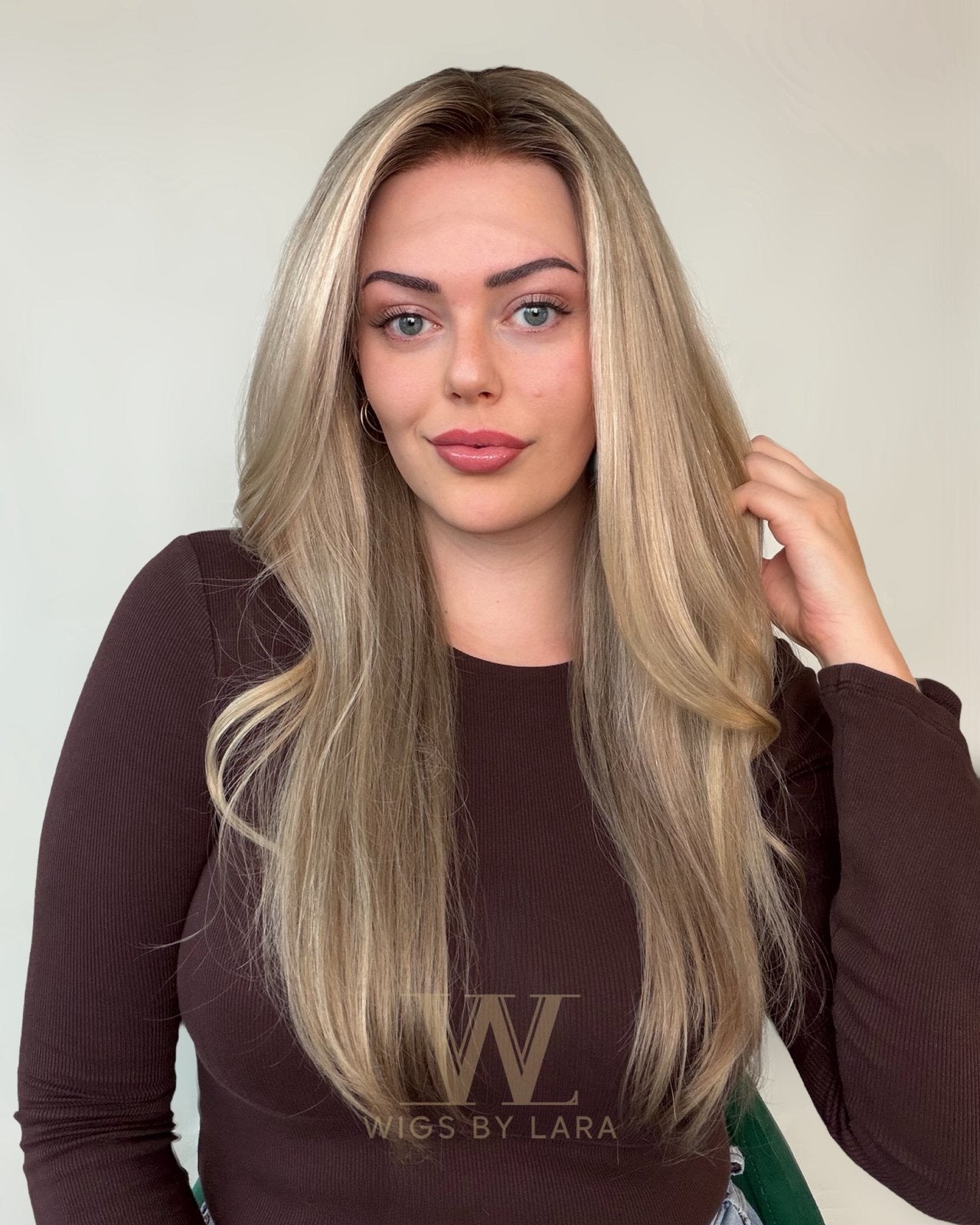 NIEUW HD glueless echt haarwerk haarsuk lace front wig pruik, Ophalen of Verzenden, Nieuw, Pruik of Haarverlenging