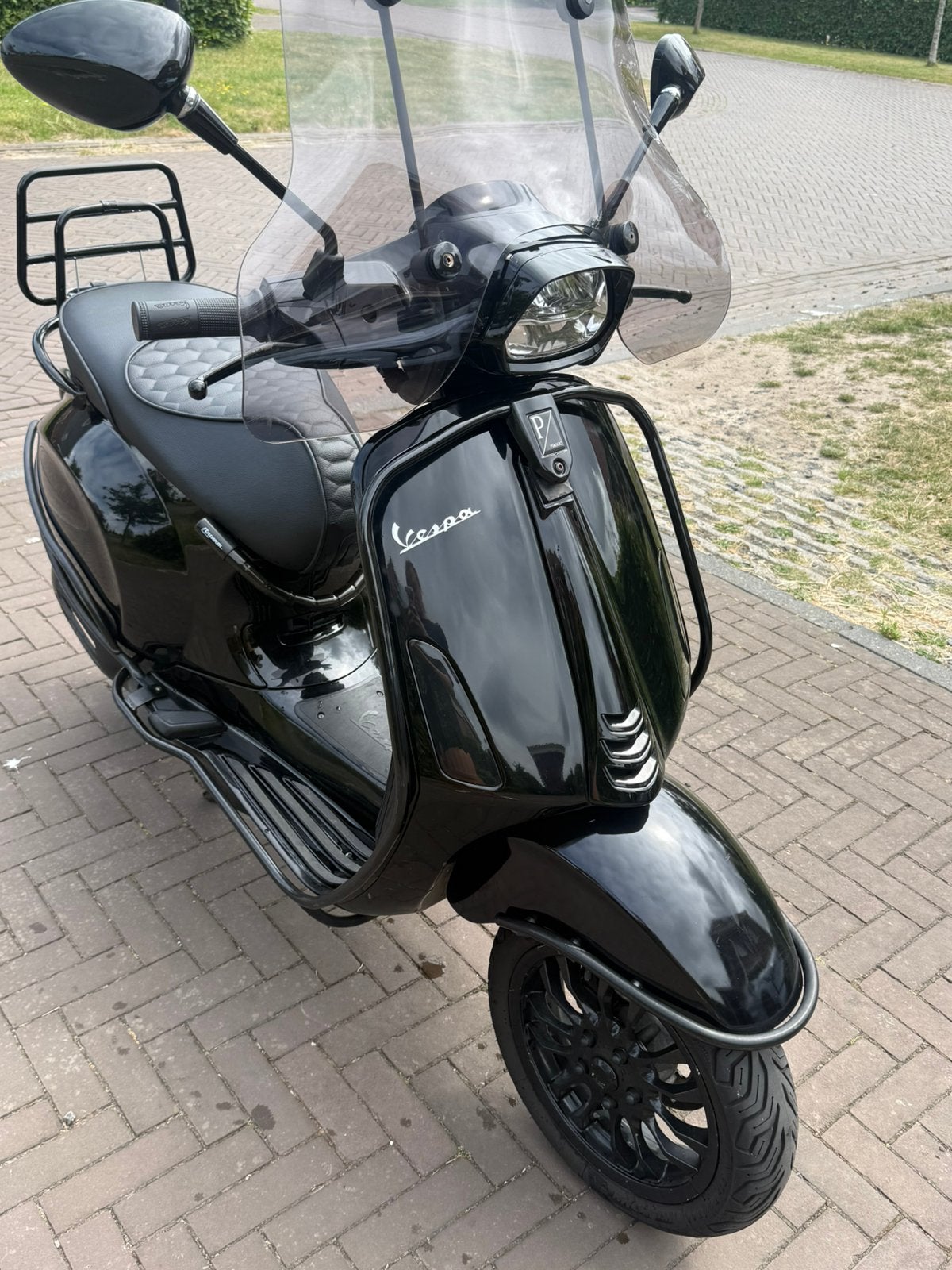 Vespa sprint geel kenteken, Fietsen en Brommers, Scooters | Vespa, Ophalen, Maximaal 45 km/u, Vespa S, 49 cc