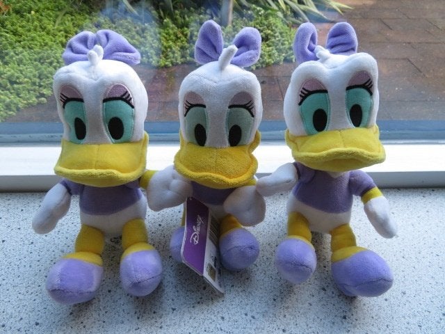 Katrien Duck Disney zacht velours korrelvulling in billen, Disney, Ophalen of Verzenden, Zo goed als nieuw, Met label