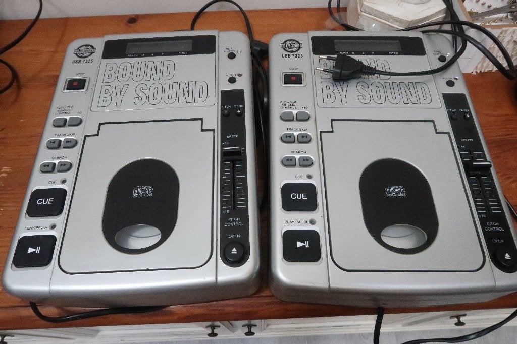 US Blaster USB 7325 DJ CD-spelers (set van 2), Ophalen of Verzenden, Gebruikt, Dj-set, Overige merken