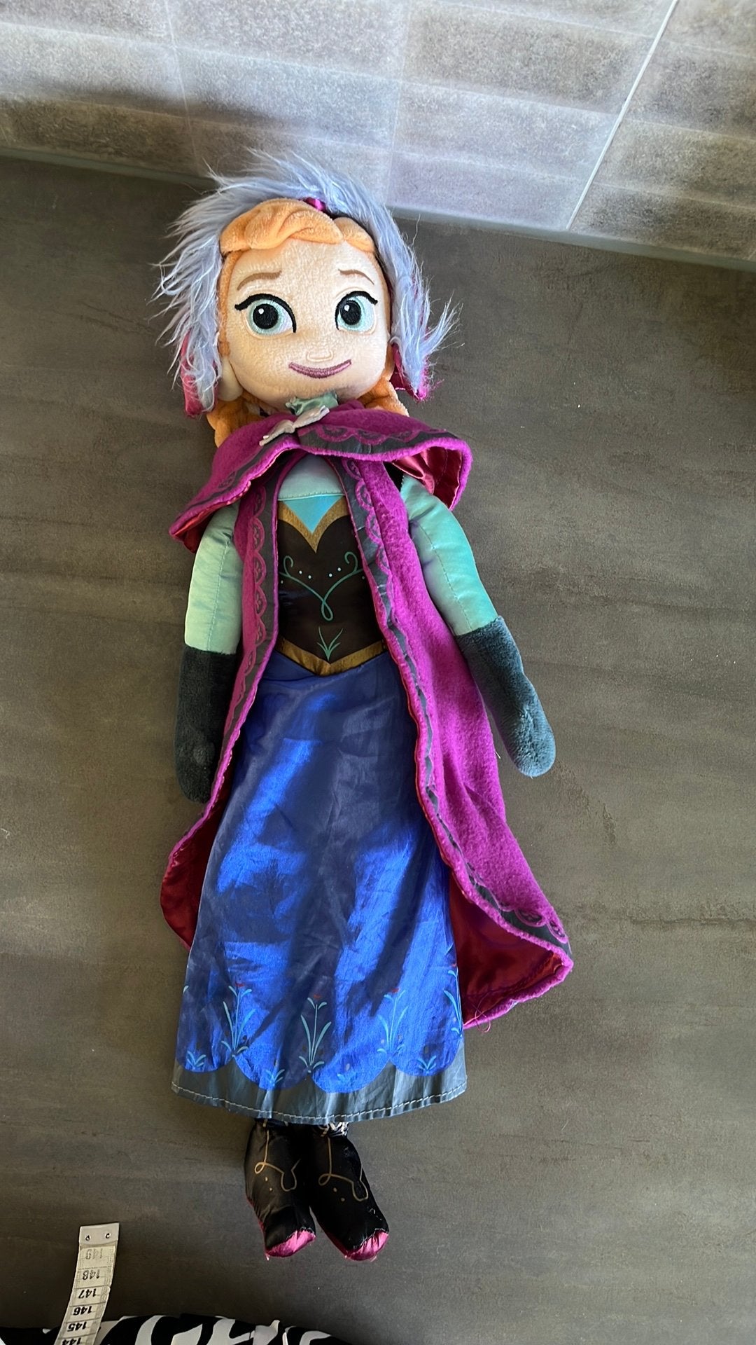 Frozen Anna knuffel pop 50 cm, Ophalen of Verzenden, Zo goed als nieuw, Overige typen