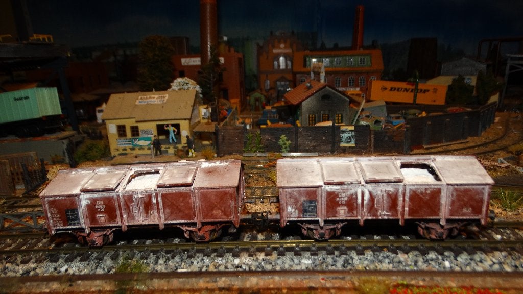 2 Roco Kalk wagens HO adv1, Hobby en Vrije tijd, Gebruikt, Gelijkstroom of Wisselstroom, Wagon, Ophalen of Verzenden