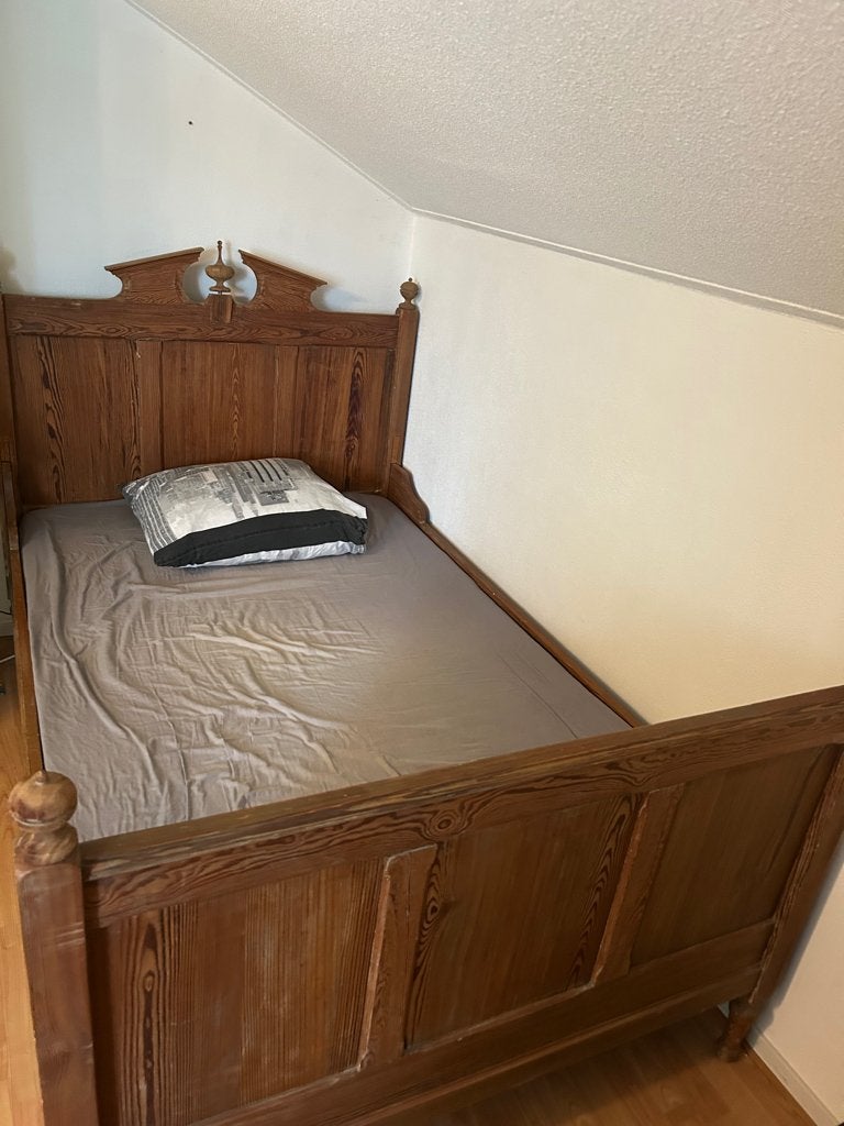 grenen twijfelaar 190/120, Ophalen, Gebruikt, Bruin, Princesses bed