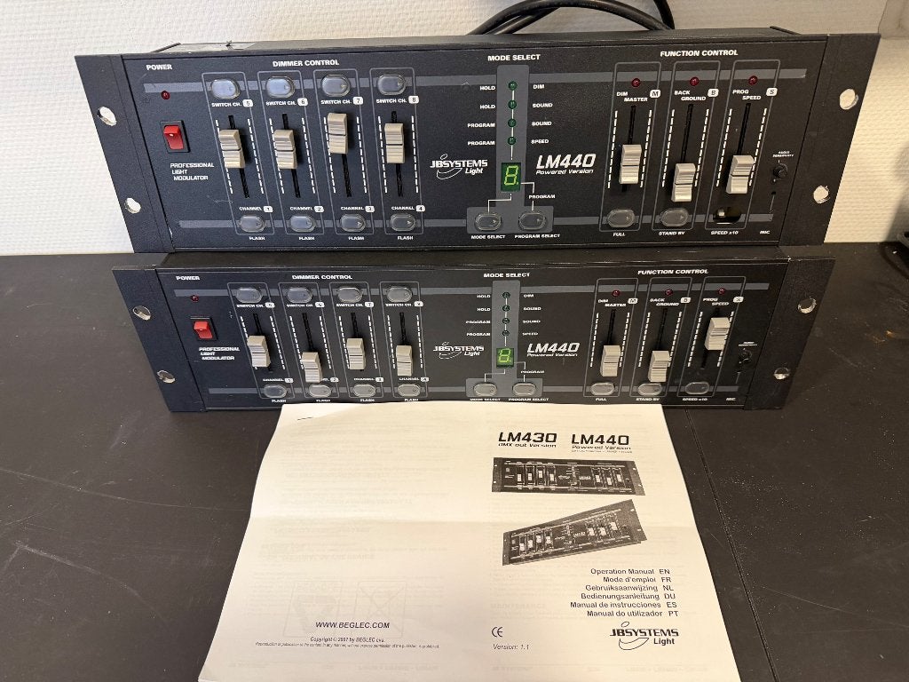 JB systems LM 440 lichtmodulator 2 stuks
