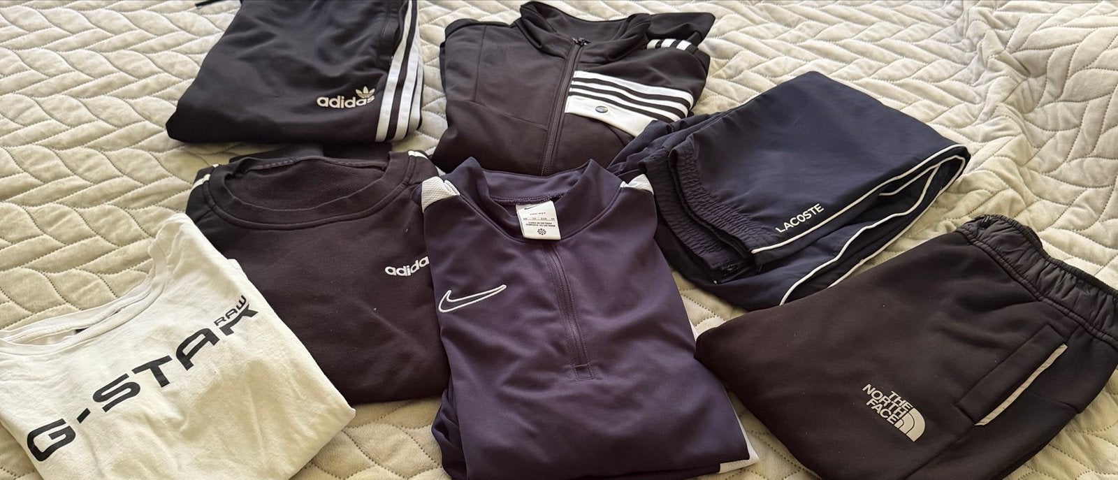 Kledingpakket Maat 152: Adidas, Nike, G-Star, North Face, La, Ophalen of Verzenden, Zo goed als nieuw, Jongen of Meisje, Setje