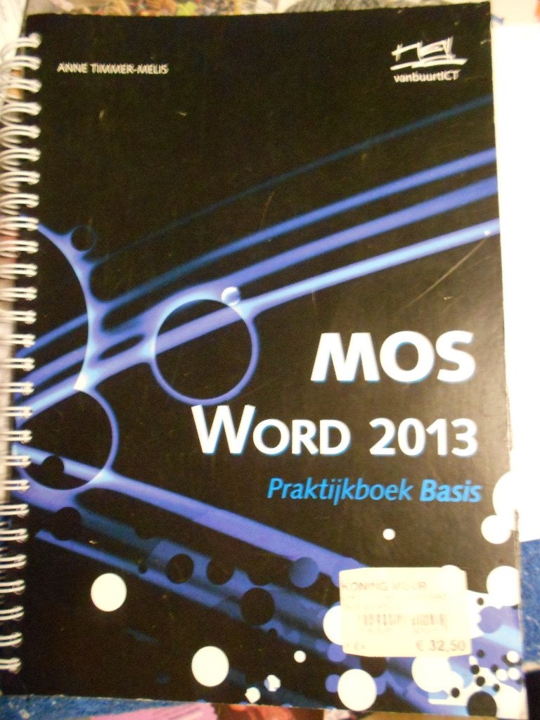 praktijk boek basis MOS word 2013 + MOS excel 2013, MBO, Anne Timmer Melis, Beta, Ophalen