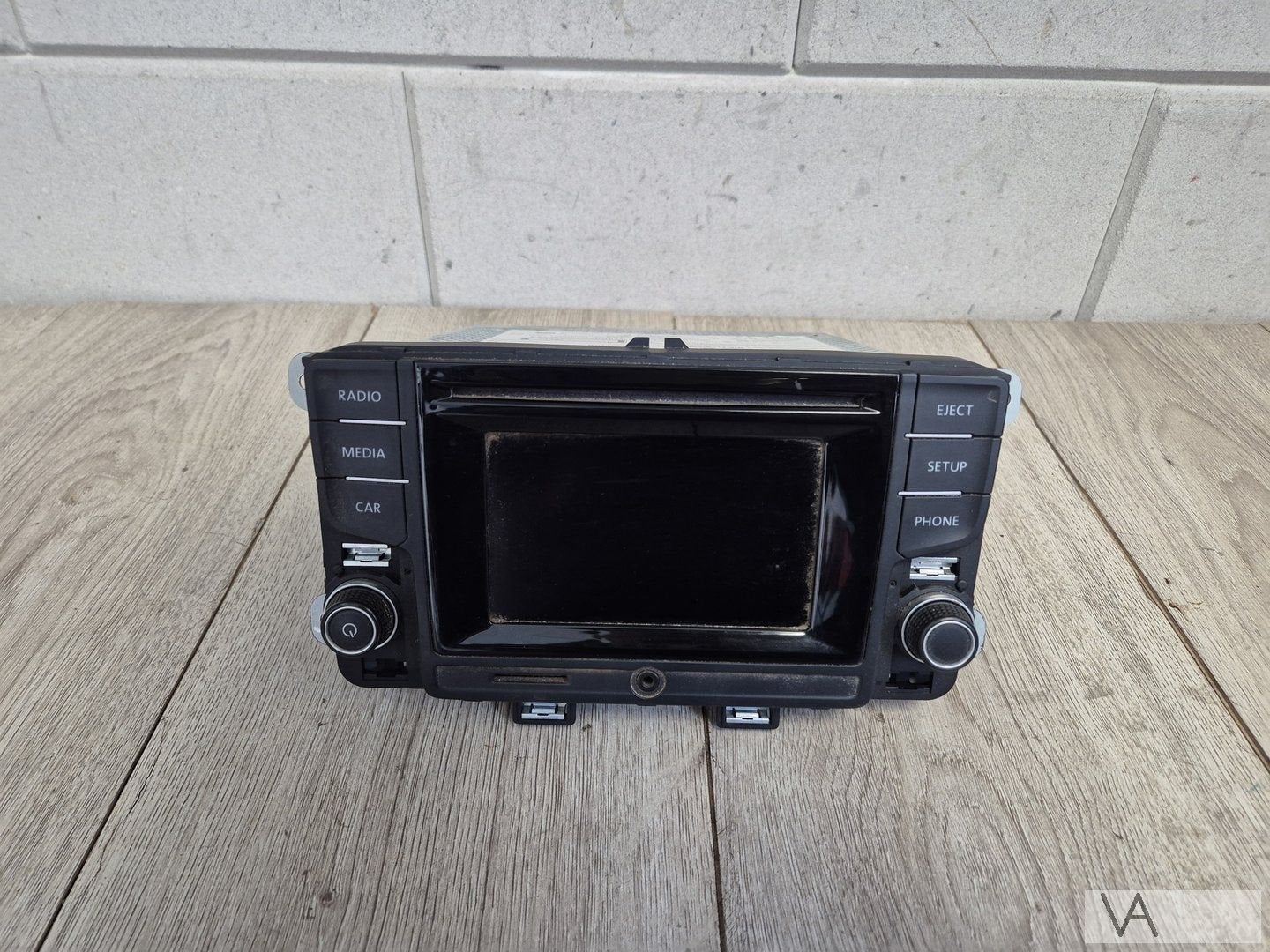 VW Polo 6C 2014 - 2018 radio met scherm 6c0035869E €150, Auto-onderdelen, Dashboard en Schakelaars, Volkswagen, Gebruikt, Ophalen of Verzenden