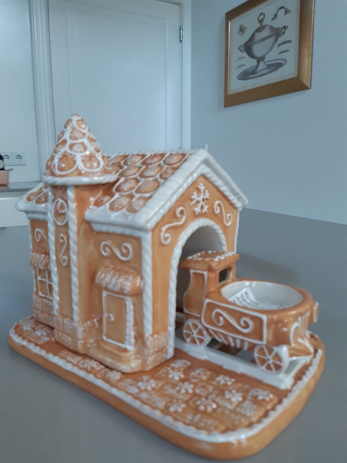 Treinstation Peperkoekhuis Villeroy en Boch Winter Bakery, Diversen, Kerst, Ophalen of Verzenden, Nieuw