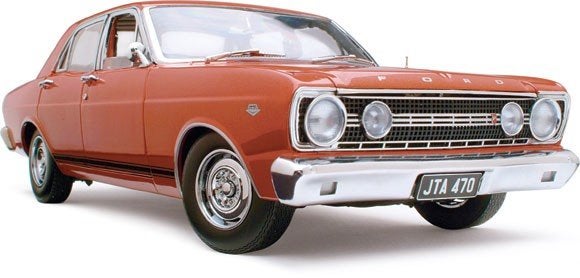 1/18 Russet Bronze's '67 Ford XR GT Falcon with full options, Ophalen of Verzenden, Nieuw, Auto, Overige merken