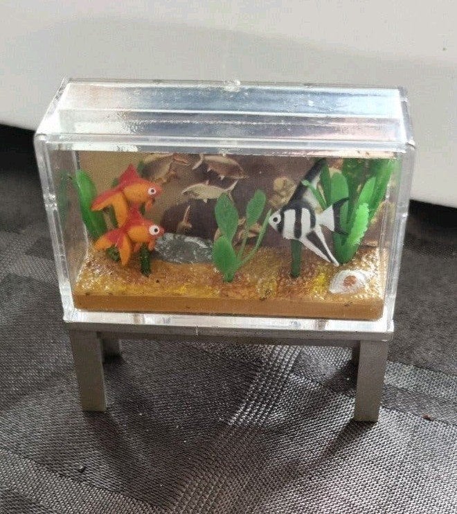 Aquarium van Lundby voor in een poppenhuis, Ophalen of Verzenden, Gebruikt, Poppenhuis