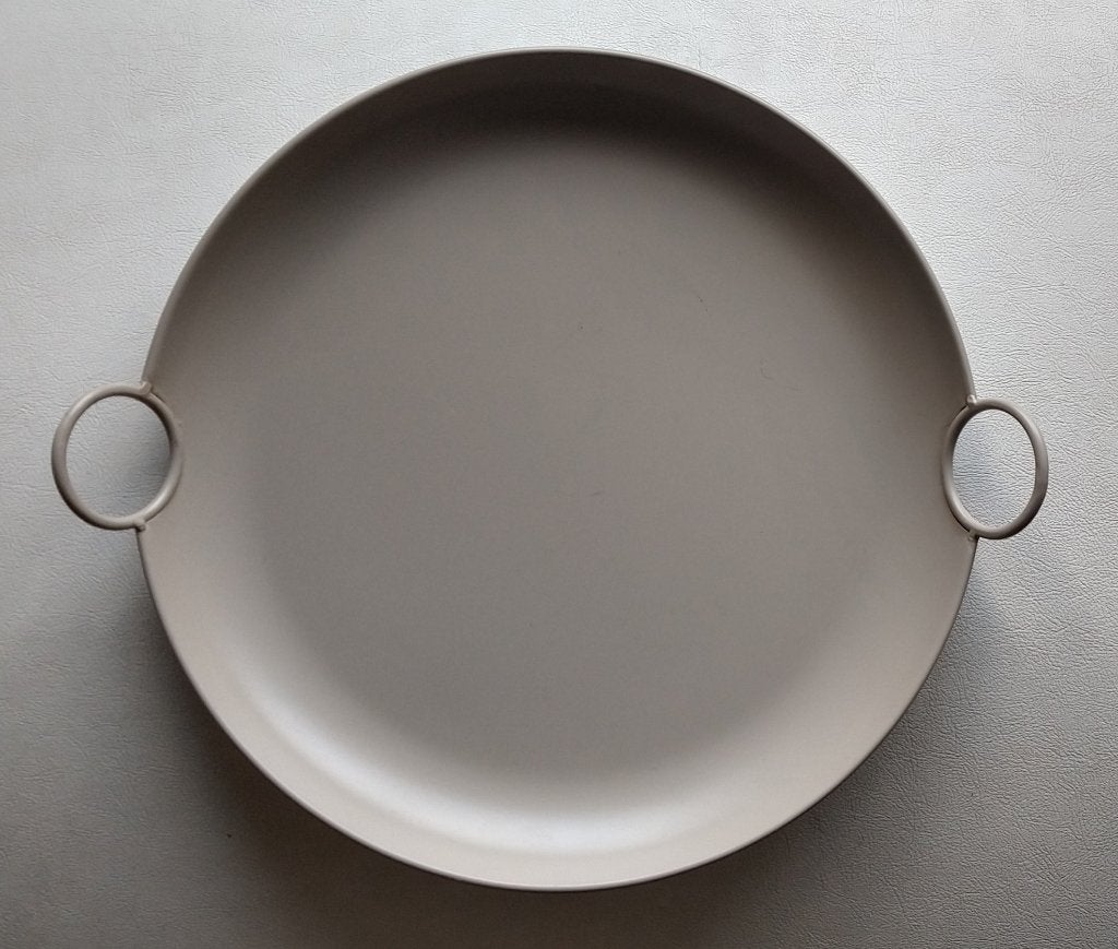dienblad groot klassiek dakschaal, volgnr 38, Huis en Inrichting, Kunststof, Met opstaande rand, Rond, Nieuw