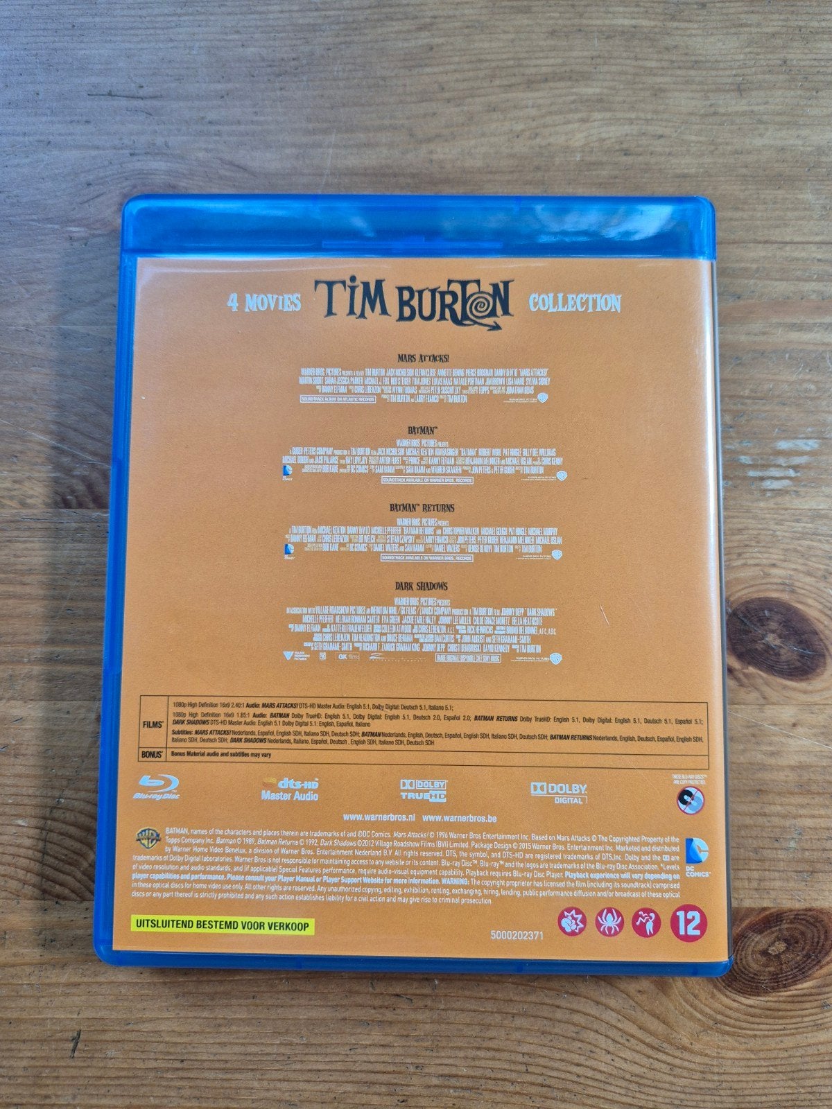 Bluray Tim Burton movies collection, Ophalen of Verzenden