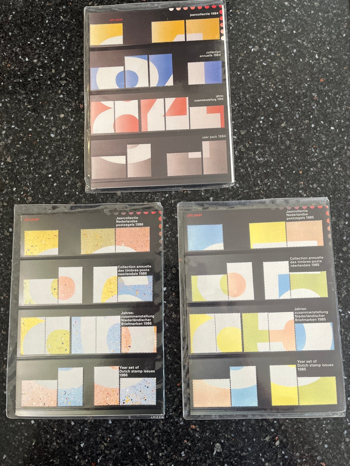 Jaarcollectie Nederlandse postzegels 1984, 1985, 1986, Postzegels en Munten, Ophalen of Verzenden, Na 1940, Postfris