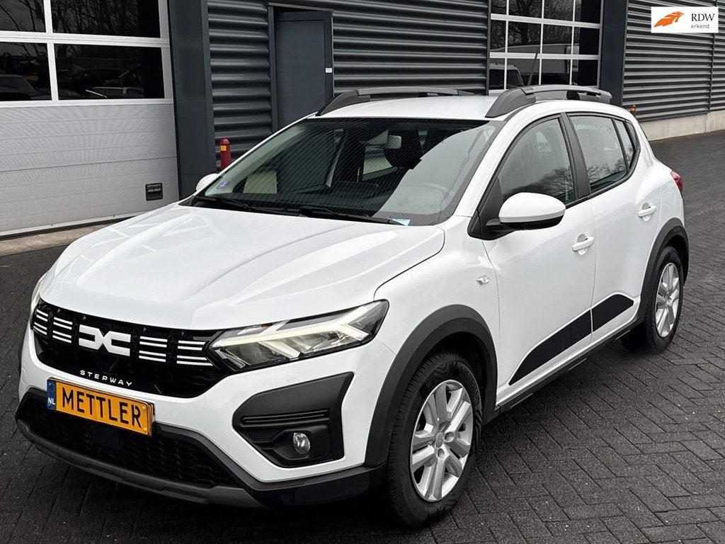 Dacia Sandero Stepway 1.0 TCe 90 Expression, navigatie, trek, Euro 6, Wit, Origineel Nederlands, 91 pk