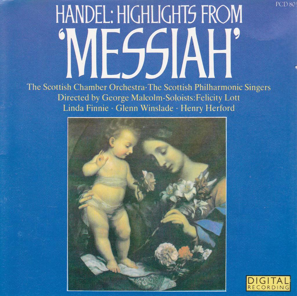 Handel Highlights from "Messiah"/ Georg Malcom, Ophalen of Verzenden, Classicisme, Zo goed als nieuw, Overige typen