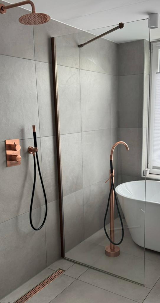 Douchewand 85x200cm, Doe-het-zelf en Verbouw, Sanitair, Ophalen, Zo goed als nieuw, Douche
