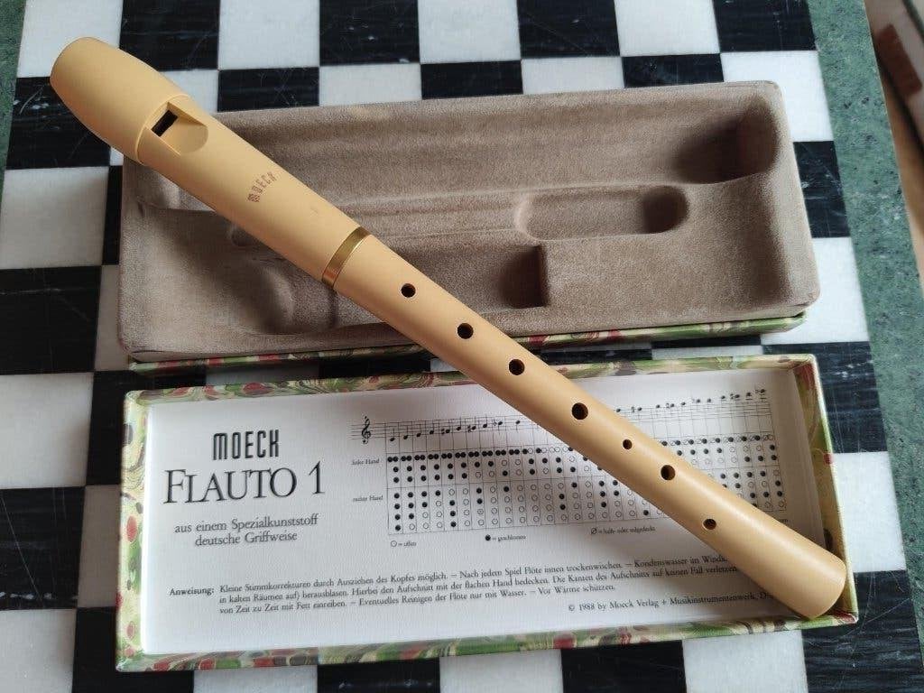 Moeck kunststof Sopraan Blokfluit 025 (als nieuw!), Muziek en Instrumenten, Ophalen of Verzenden, Zo goed als nieuw, Sopraan of Sopranino