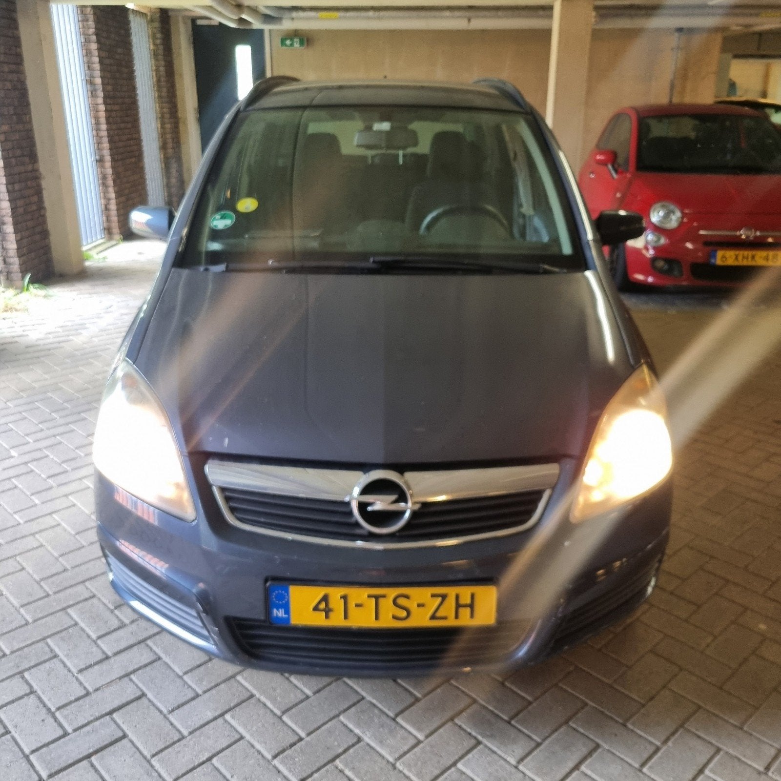 Opel Zafira 2.2 2007 blauw, Auto's, Voorwielaandrijving, 4 cilinders, Blauw, 7 stoelen