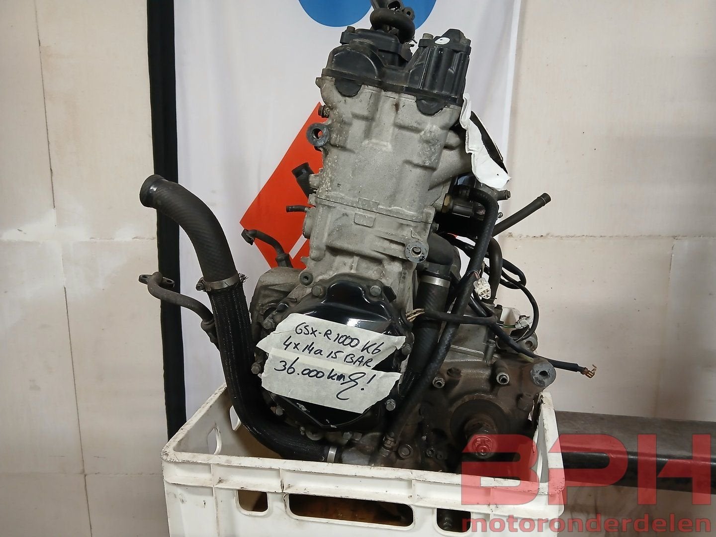 Motorblok Suzuki GSX-R 1000 K5 - K6 2005 t/m 2006 engine GSX, Ophalen, Gebruikt, -, -