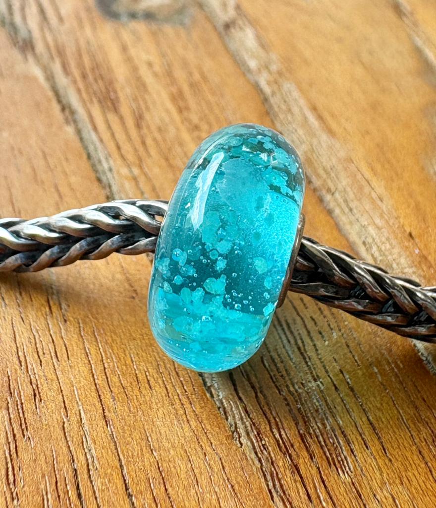 Trollbeads Zeegloed NIEUW, Sieraden, Tassen en Uiterlijk, Bedels, Ophalen of Verzenden, Nieuw, Zilver, Trollbeads