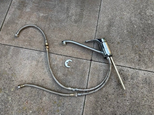 te koop Grohe keuken meng kraan, Ophalen of Verzenden, Gebruikt, Chroom, Kraan
