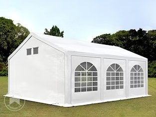 Partytent 4x6 meter, Ophalen, Partytent, 2 meter of meer, Zo goed als nieuw