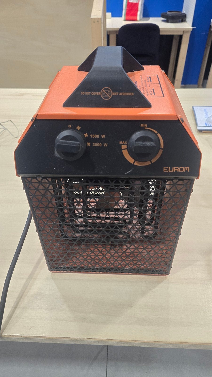Eurom EK Delta 3000 Heater - Krachtige Elektrische Kachel, Ophalen of Verzenden, Zo goed als nieuw