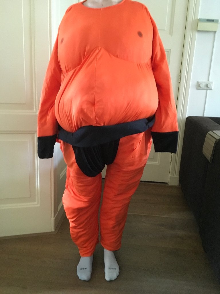 Sumo worstel kostuum voor het WK voetbal, Verzamelen, Ophalen, Gebruikt, Overige sporten, Overige typen