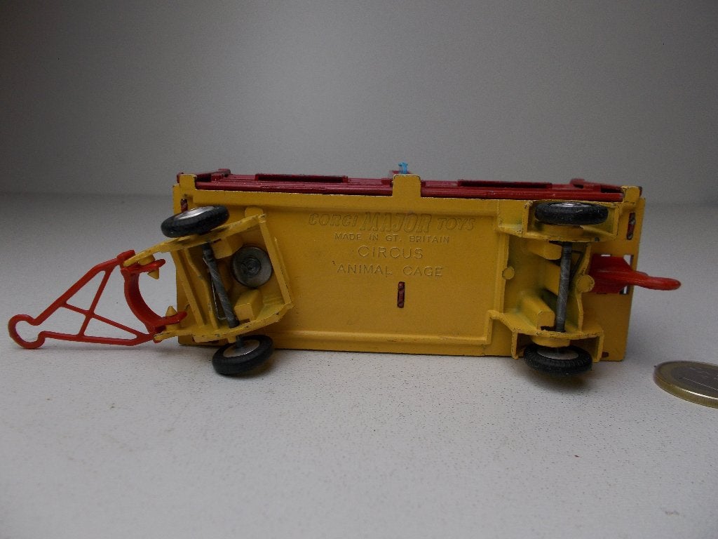 1962 Corgi MajorToys 1123 CHIPPERFIELDS ANIMAL CAGE (-F-), Ophalen of Verzenden, Zo goed als nieuw, Bus of Vrachtwagen, Corgi
